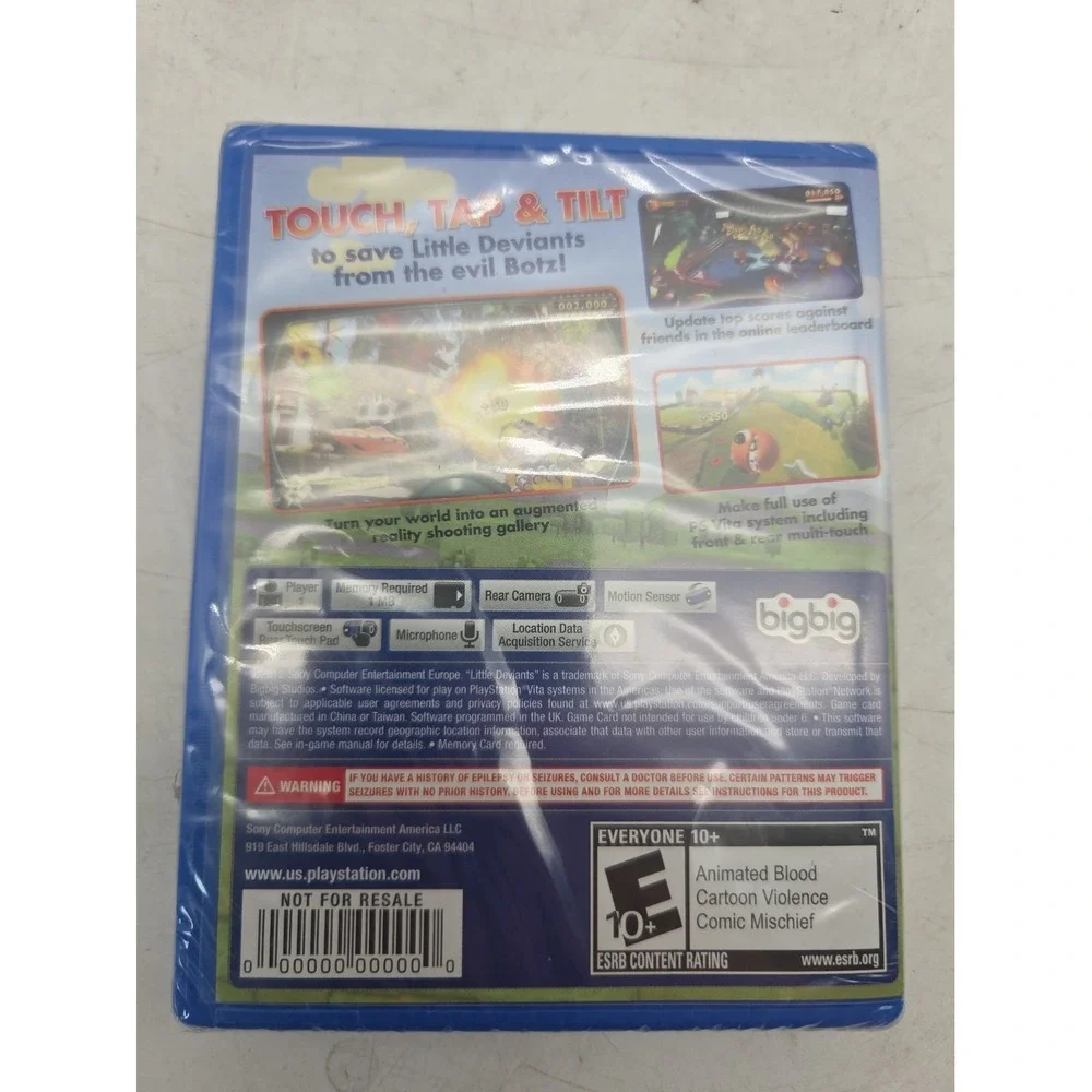 NEW Little Deviants (Sony PlayStation Vita, 2012) Brand New Sealed